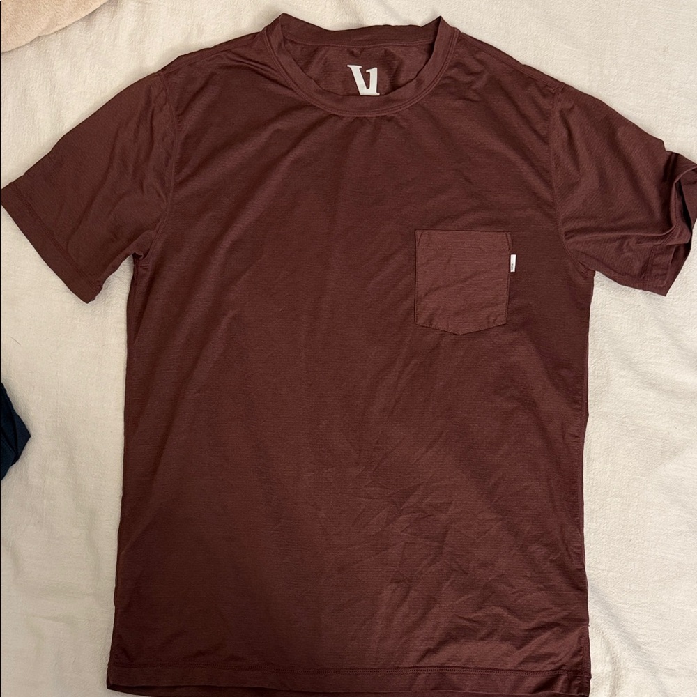 Vuori Maroon Active T-Shirt
